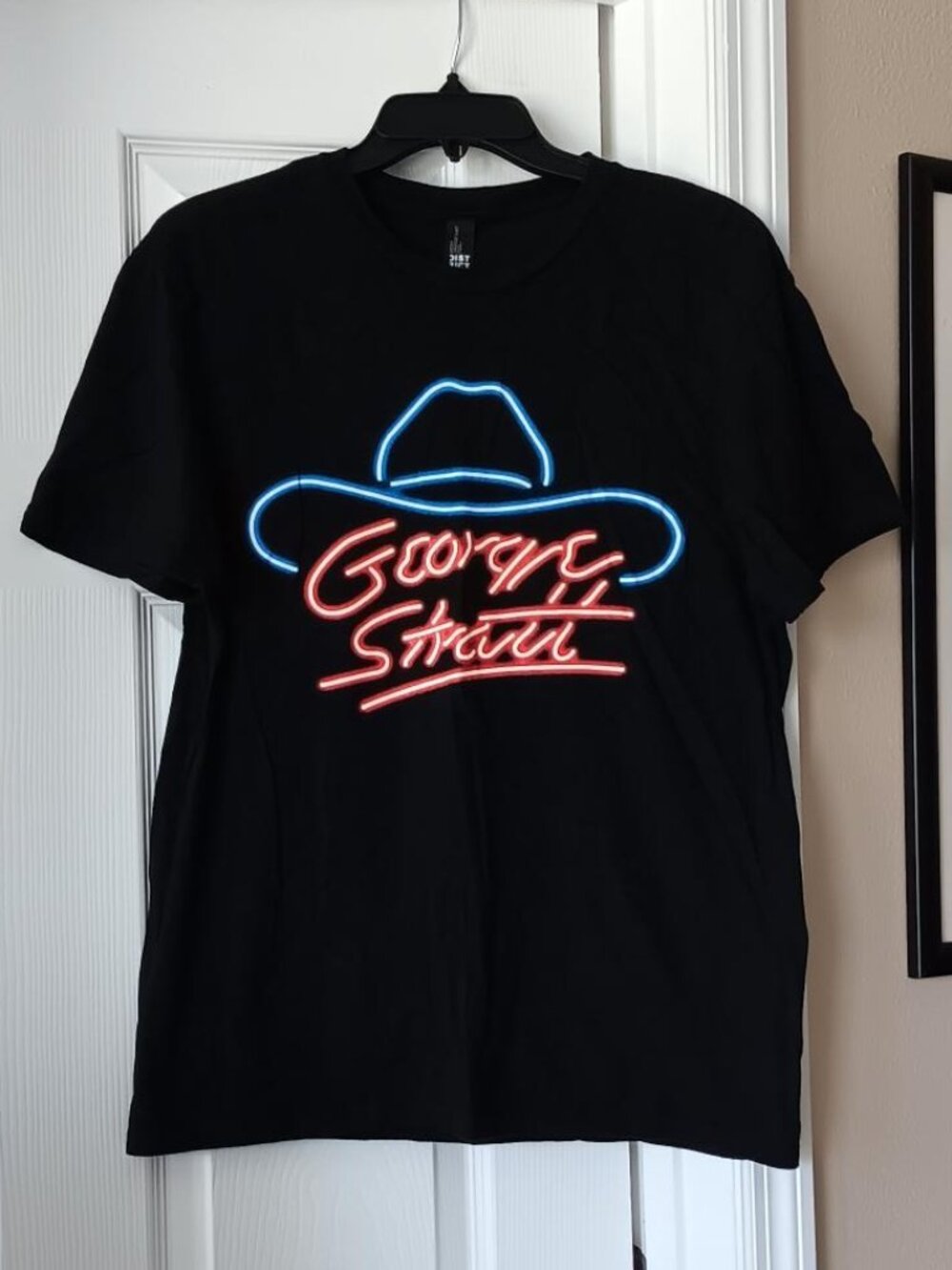 GEORGE STRAIT T Shirt Black Size Small